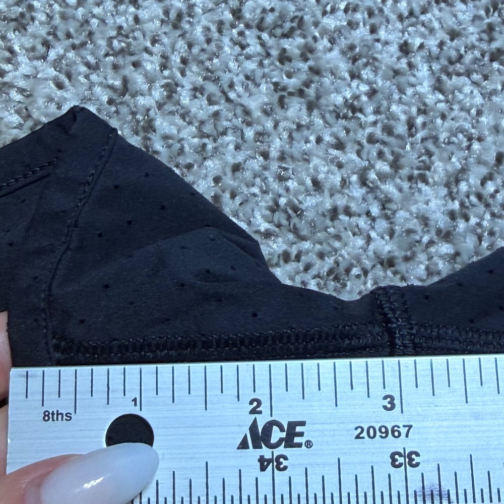 Lululemon Speed Short Perforated Black Women 4 W7AI3S Run Lined - Picture 11 of 11